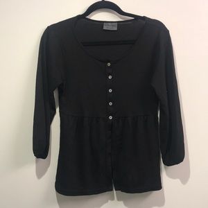 Michael Stars Black Blouse